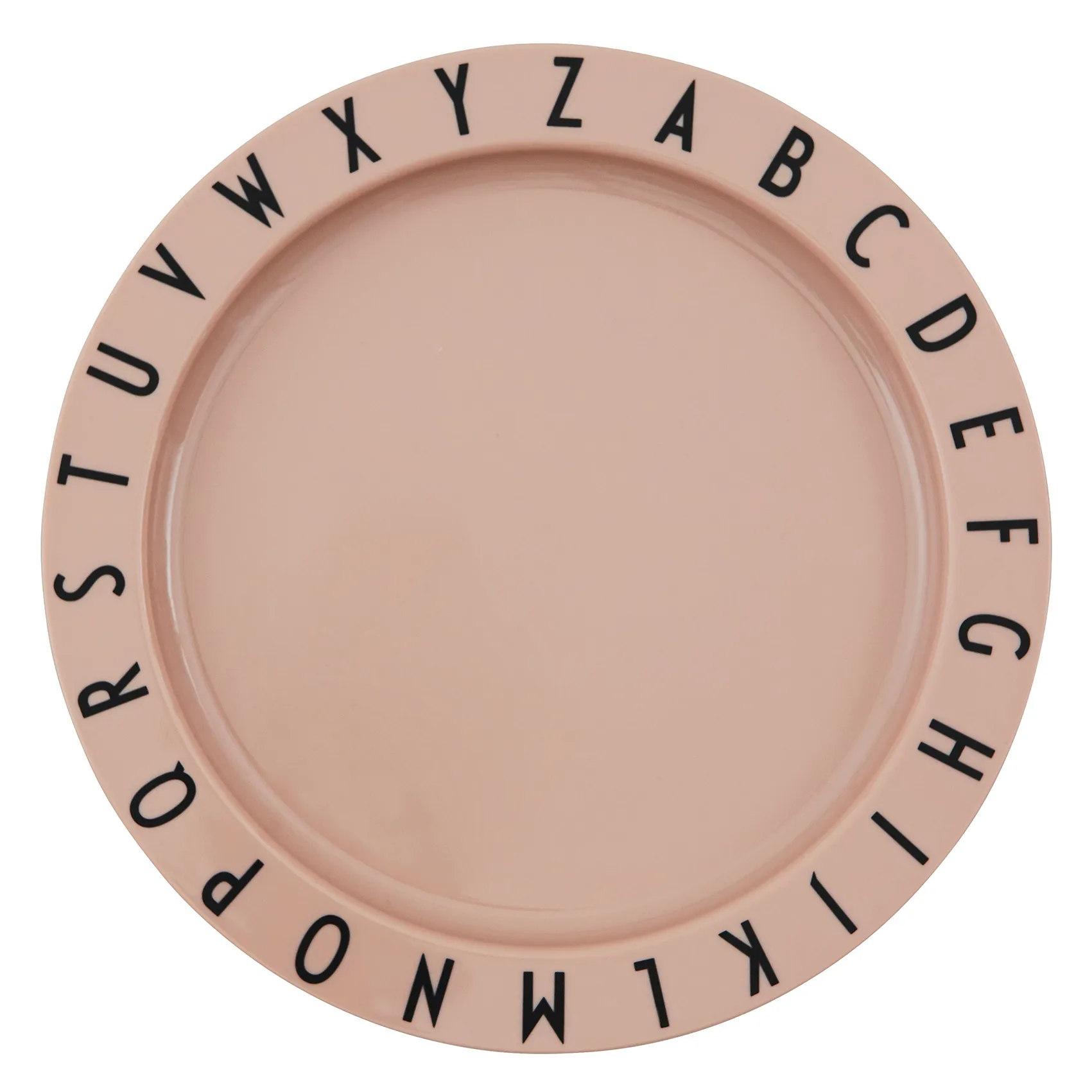Design Letters Eat & Learn tallerken, Nude Design Letters