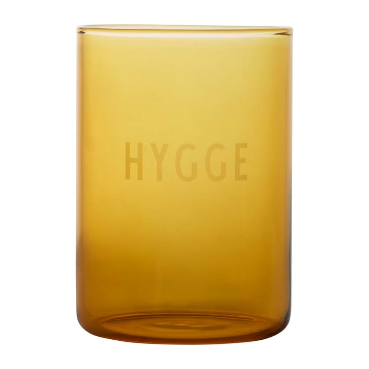 Design Letters favoritglas 35 cl - Hygge/Mustard - Design Letters