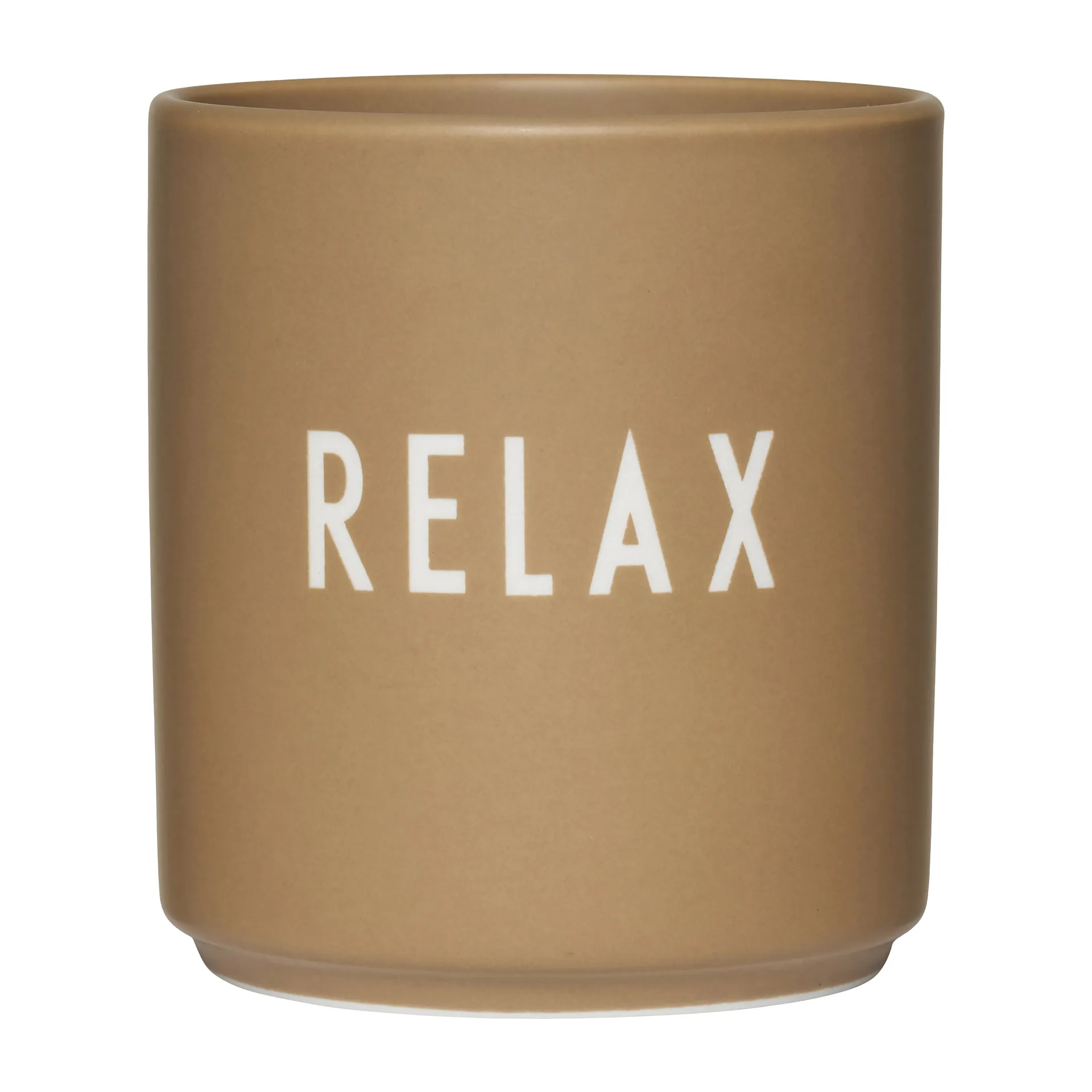 Design Letters favoritkop 25 cl, Relax/Camel Design Letters
