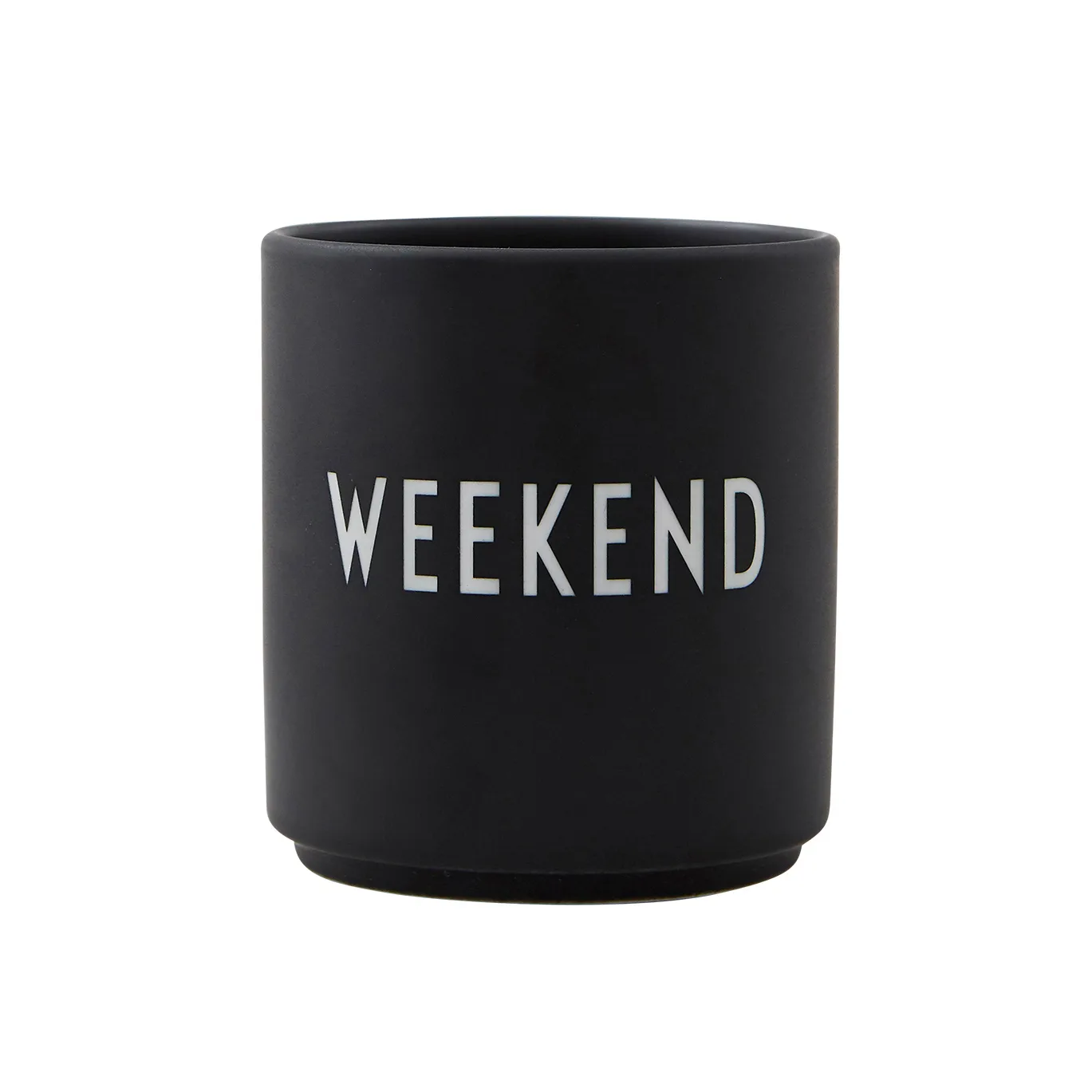 Design Letters favoritkop 25 cl, Weekend-black Design Letters
