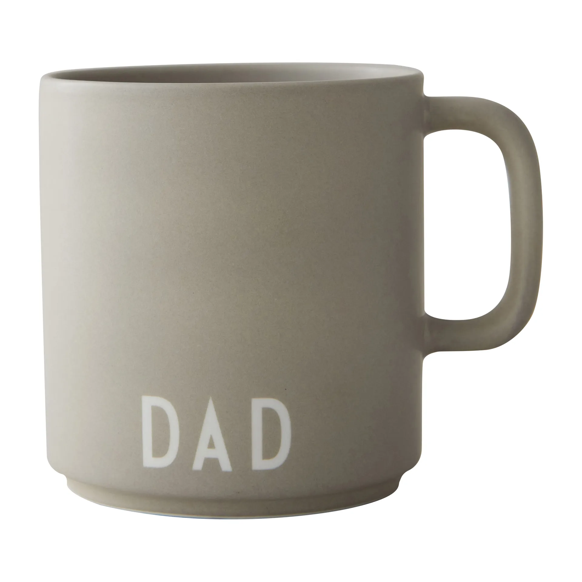Design Letters favoritkop med hank 25 cl, Cool grey Design Letters