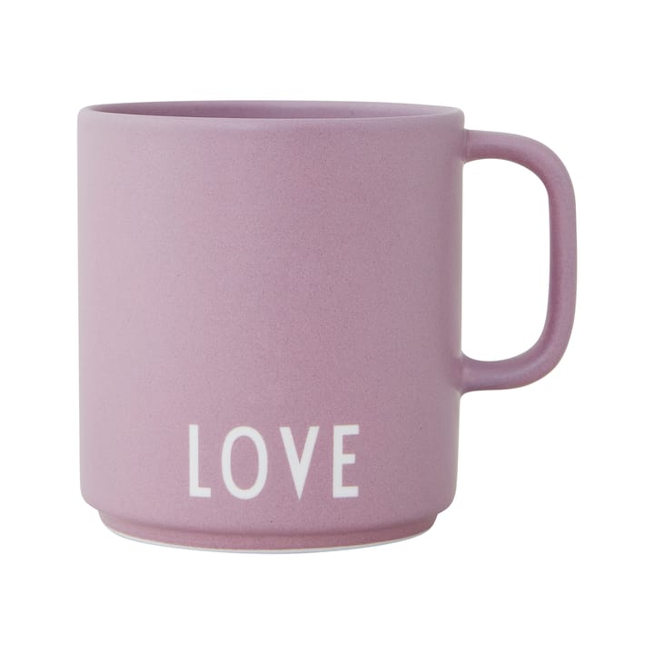 Design Letters favoritkop med hank 25 cl - Love/Lavender - Design Letters