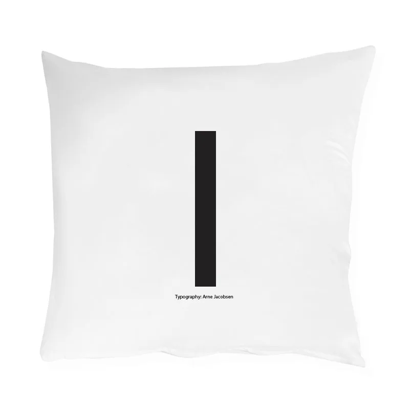 Design Letters hovedpudebetræk 60 x 50 cm, I Design Letters