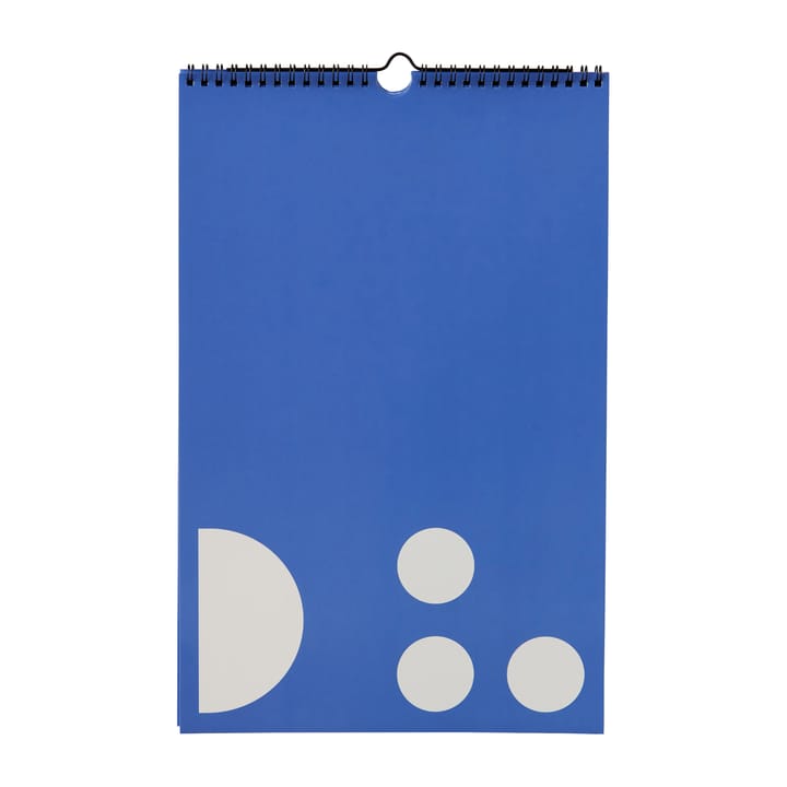 Design Letters månedsplan - Cobalt blue - Design Letters