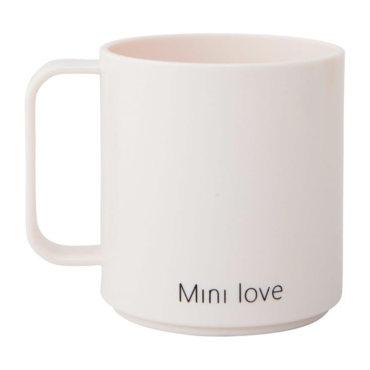 Design Letters Mini Love kop med hank - White - Design Letters