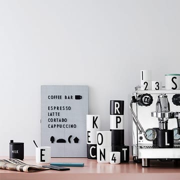 Design Letters mælkekande med låg - 7,5 cm - Design Letters