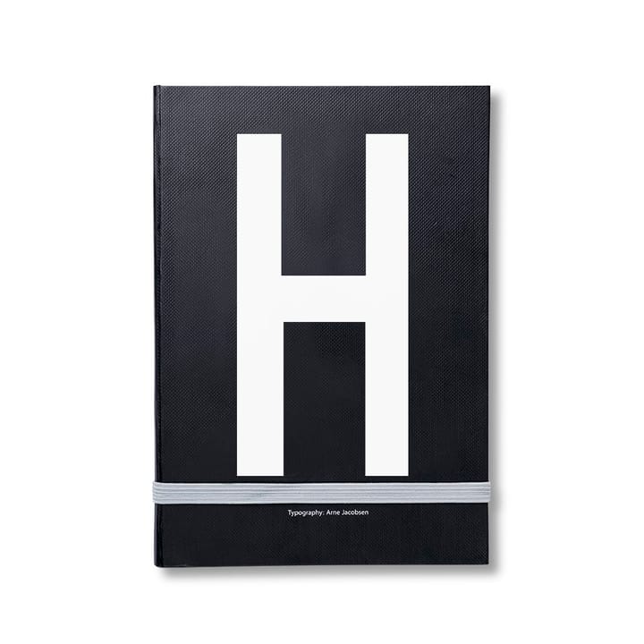 Design Letters personlig notesbog - H - Design Letters