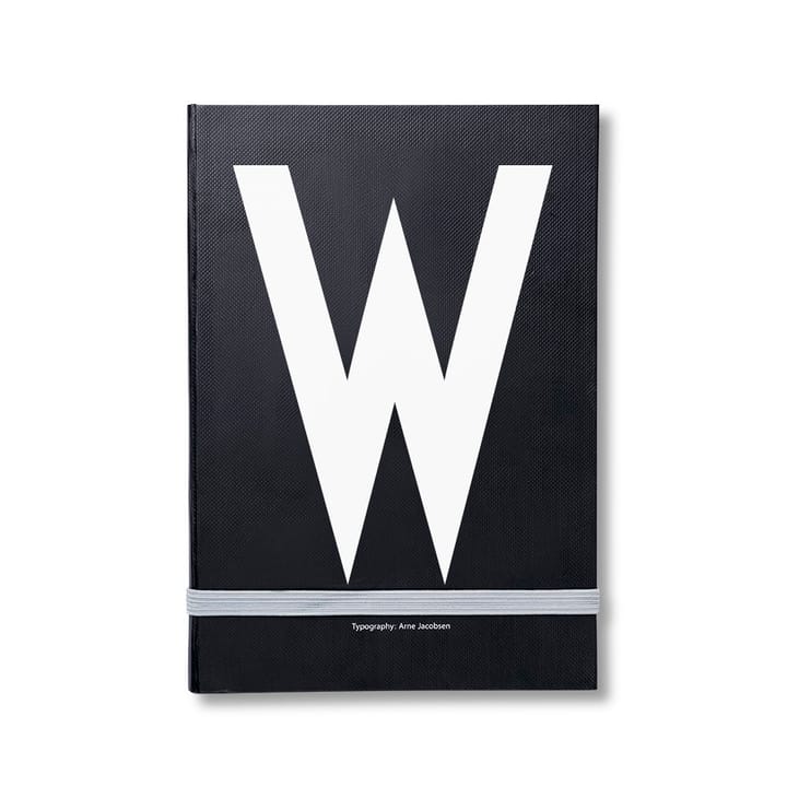 Design Letters personlig notesbog - W - Design Letters