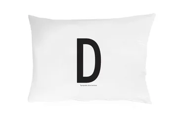 Design Letters pudebetræk 50 x 70 cm - D - Design Letters