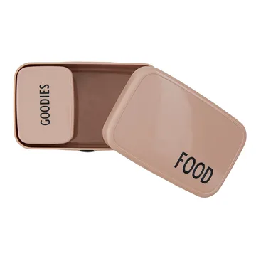 Design Letters snack box til madkasse - Nude - Design Letters
