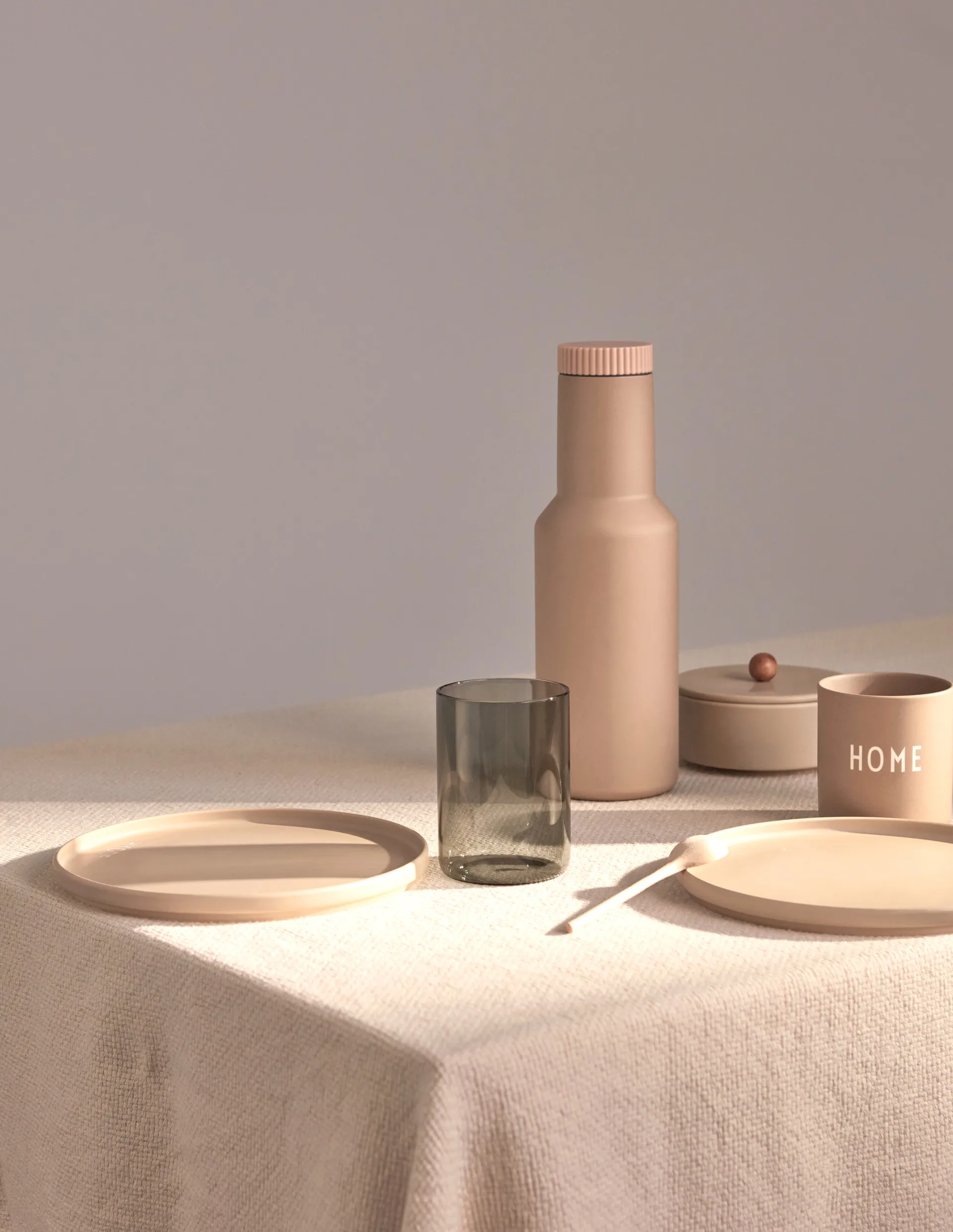 Design Letters termokaraffel tube 1 L, Beige Design Letters