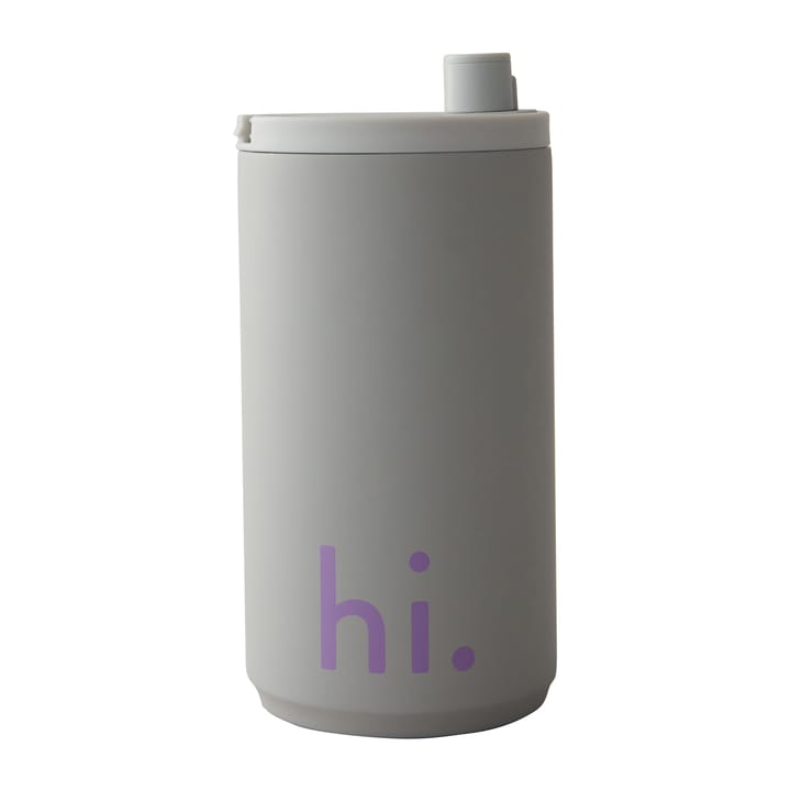 Design Letters to go-krus 35 cl, Hi-cool gray Design Letters