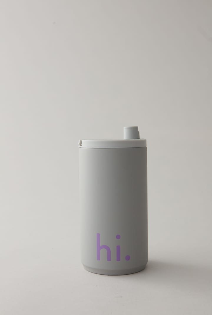Design Letters to go-krus 35 cl, Hi-cool gray Design Letters
