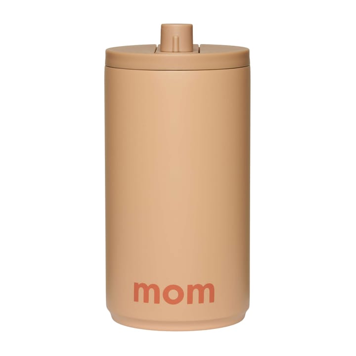 Design Letters to go-krus 35 cl - Mom/Beige - Design Letters