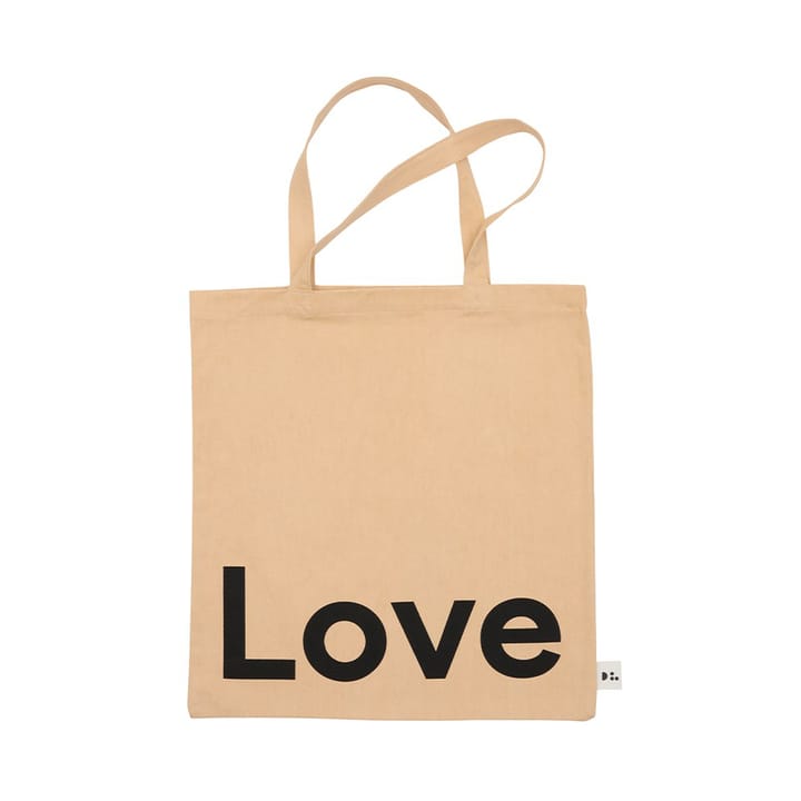 Design Letters Tote bag taske - Love-beige - Design Letters