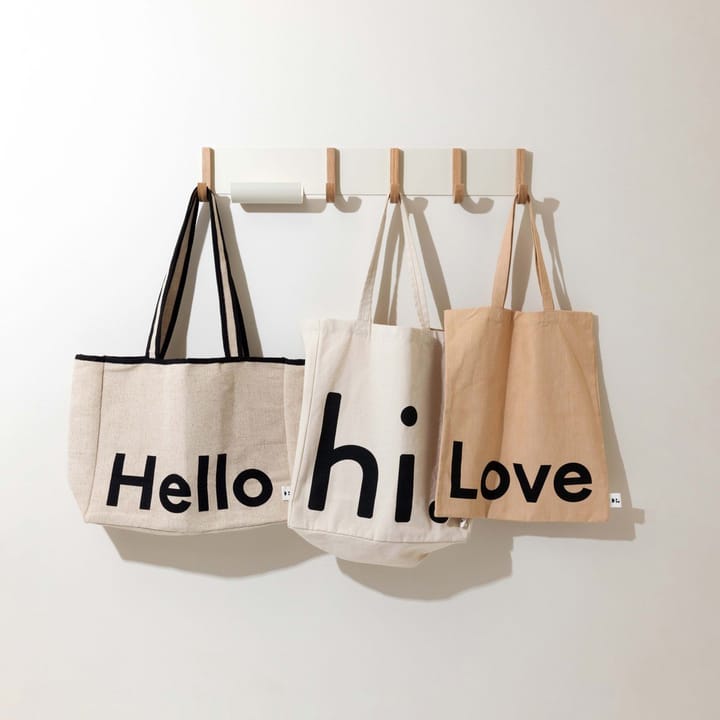 Design Letters Tote bag taske, Love-beige Design Letters