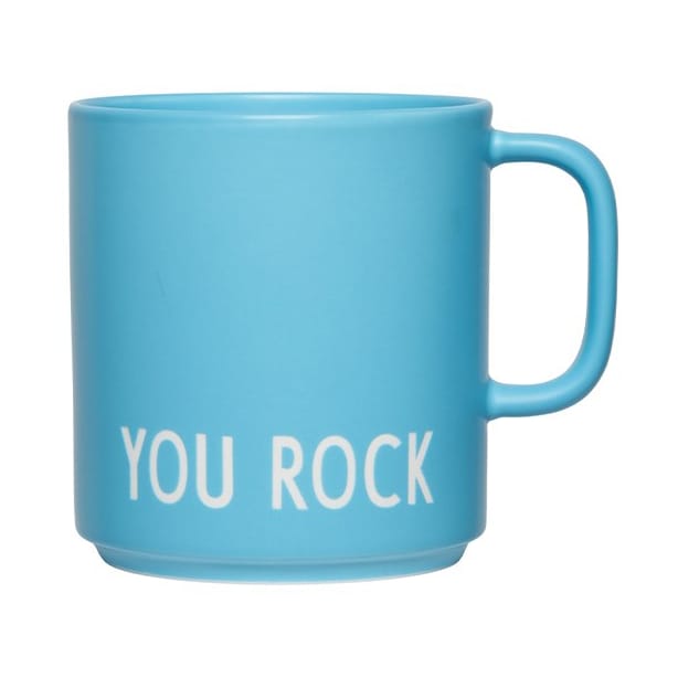 Design Letters VIP favoritkop med hank 25 cl - You rock - Design Letters