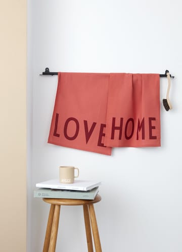 Design Letters viskestykke favorit 2 dele - Love/Home/Terracotta - Design Letters