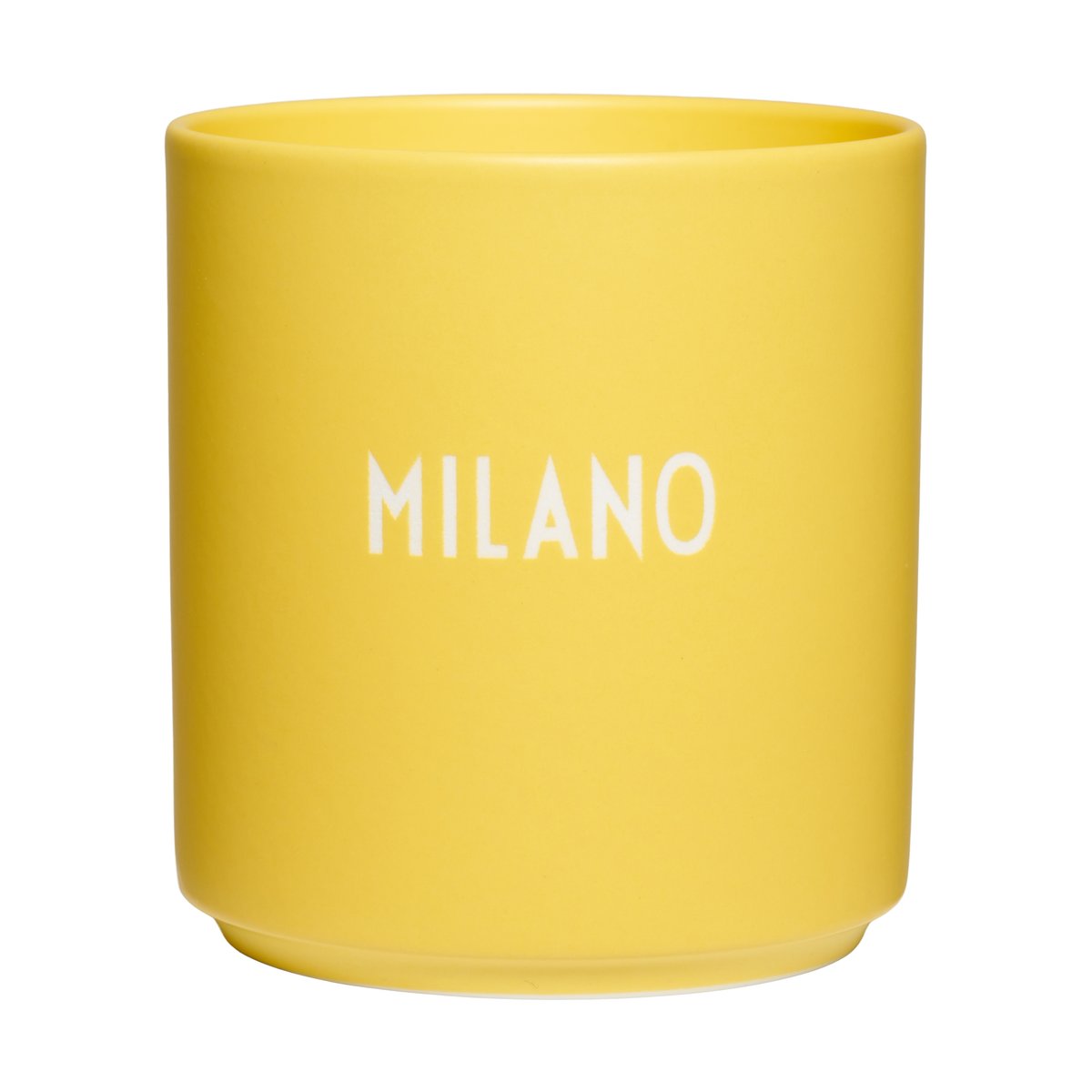 Design Letters yndlingskop International 25 cl Milano-yellow
