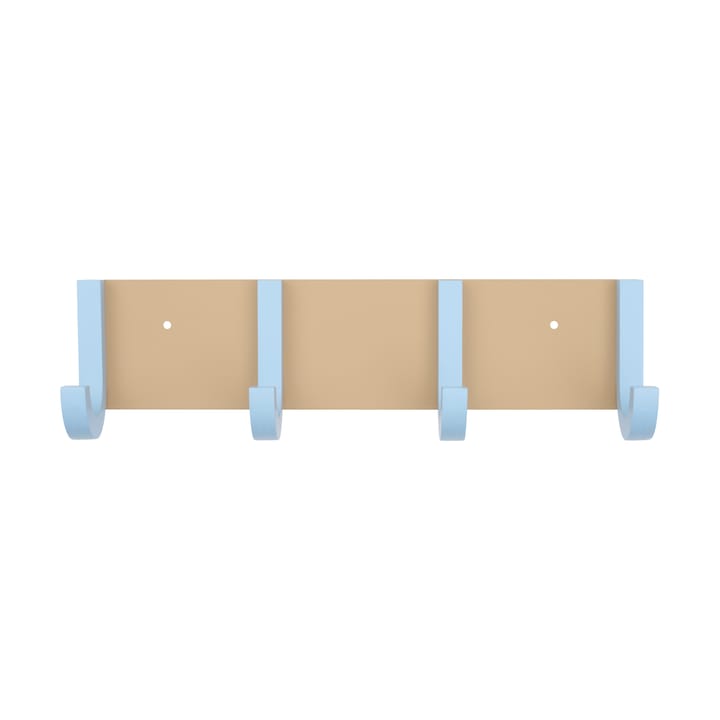 Jay tøjstativ 4 kroge - Beige-light blue - Design Letters