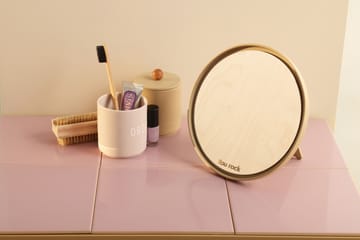 Mirror Mirror bordspejl Ø21 cm - Beige - Design Letters