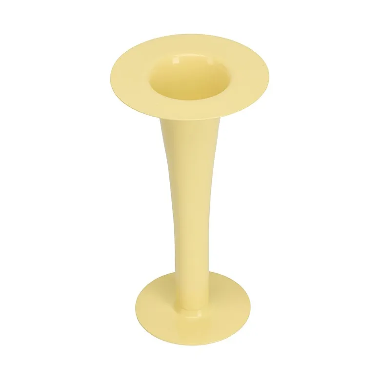 Trumpet 2-i-1 vase og lysestage 24 cm, Yellow Design Letters