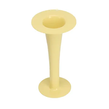 Trumpet 2-i-1 vase og lysestage 24 cm - Yellow - Design Letters