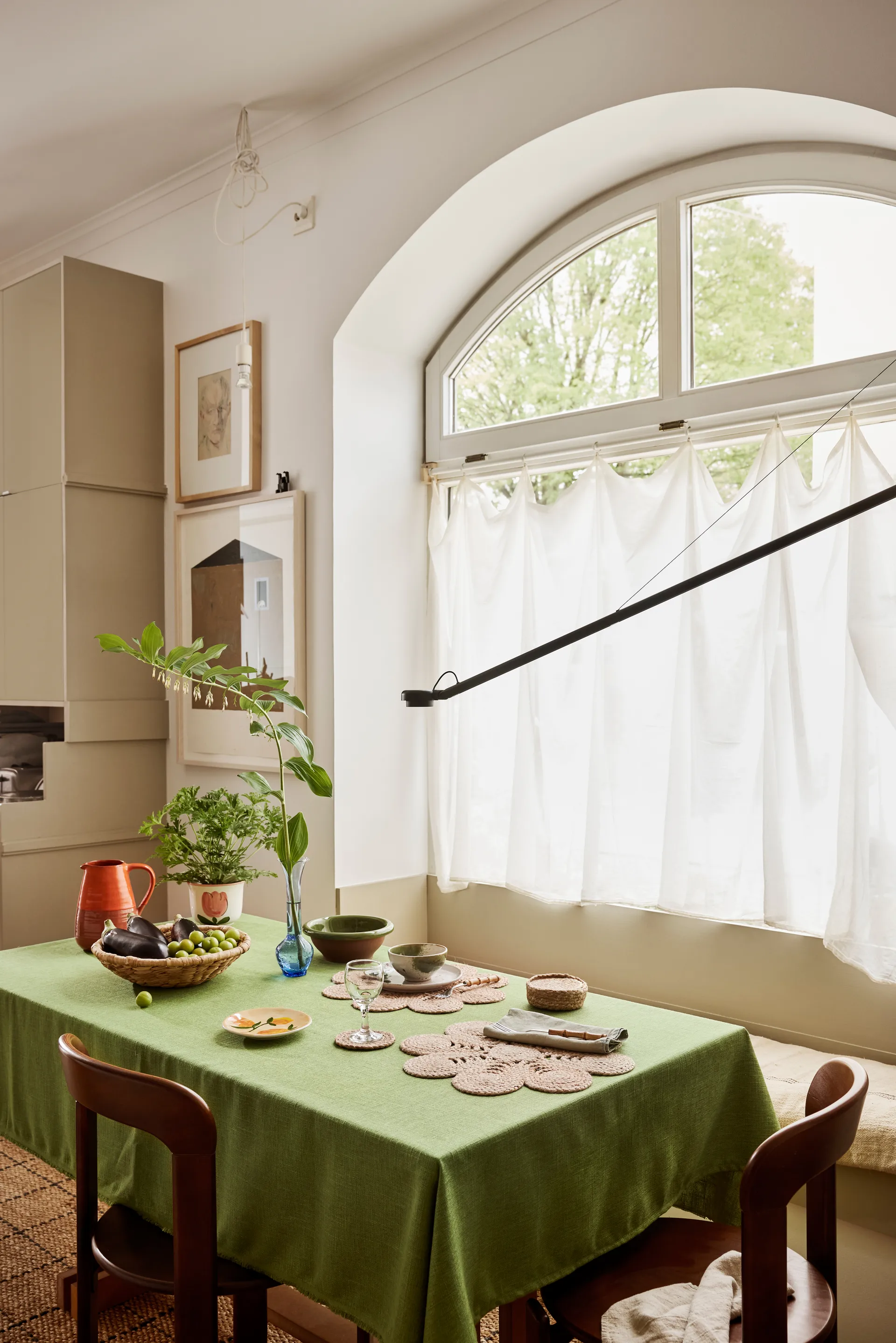 Elin coasters Ø10,5 cm 6-pak, Natur Dixie