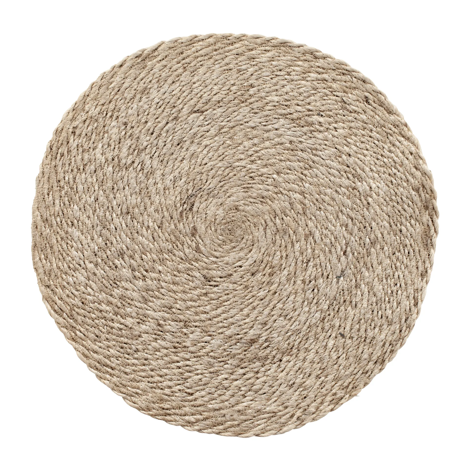 Elin dækkeserviet twist Ø38 cm, Natur/Grå Dixie