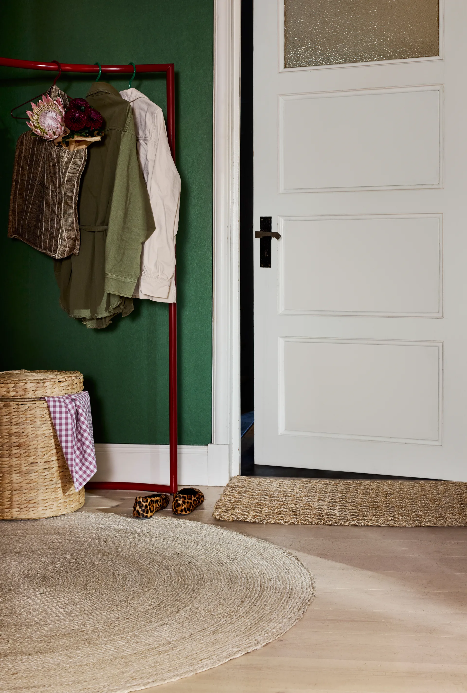 Elin tæppe natural grey, Ø125 cm Dixie