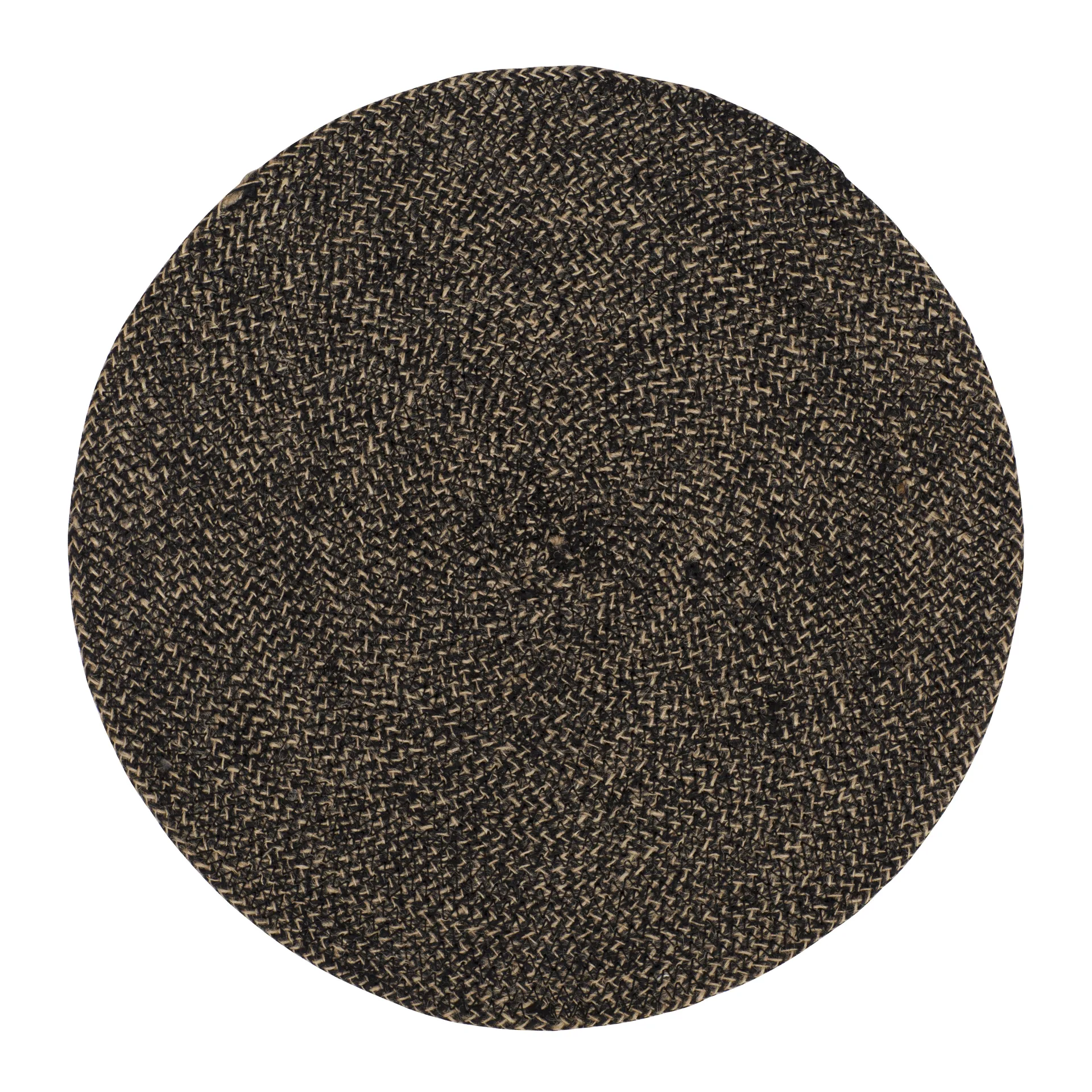 Ella dækkeserviet Ø38 cm, sort Dixie