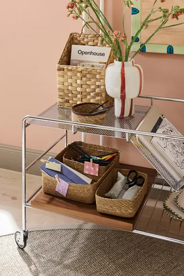 Emil opbevaringskasse 3 dele - Natural - Dixie