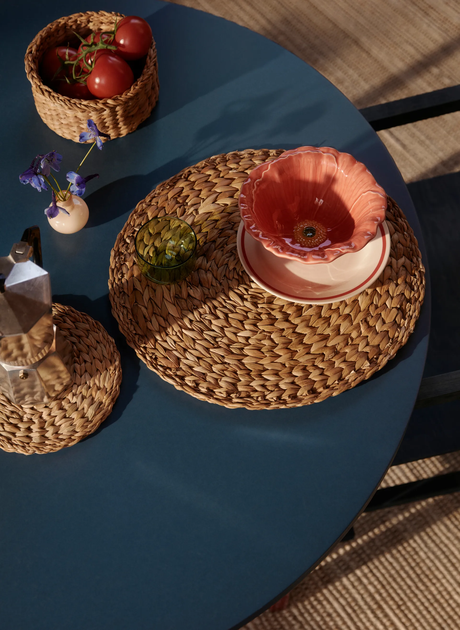 Esther bordskåner 2 dele, Natural Dixie