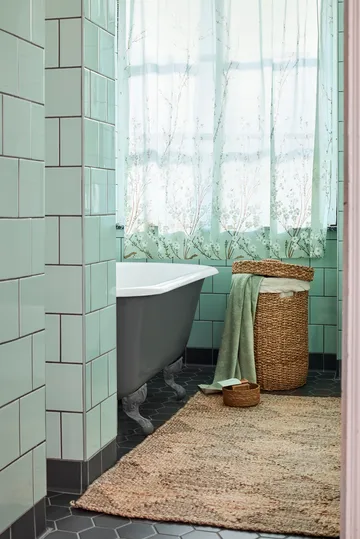 Esther vasketøjskurve med låg 2 stk - Havgræs - Dixie