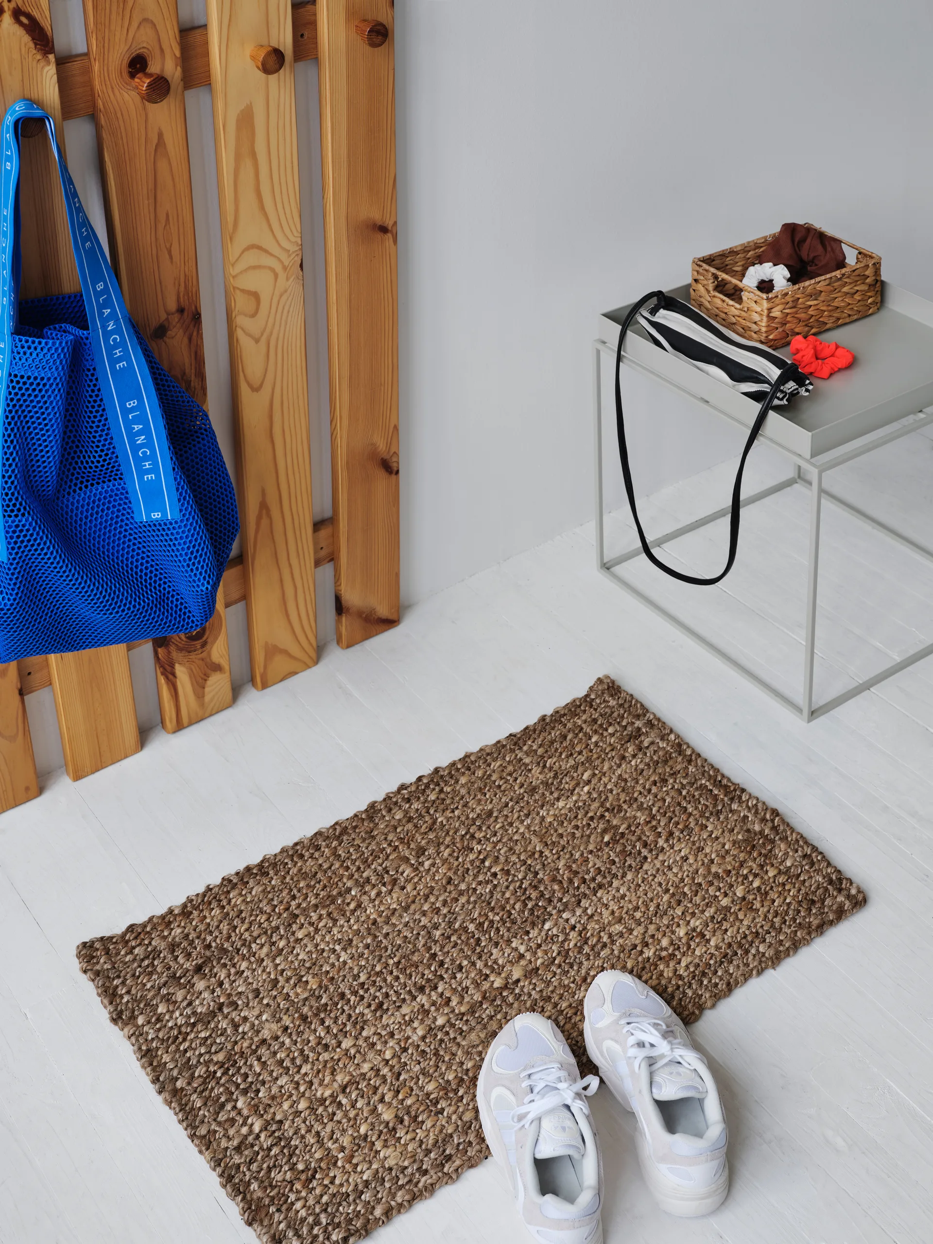 Freja dørmåtte 50x80 cm, Naturgrå Dixie