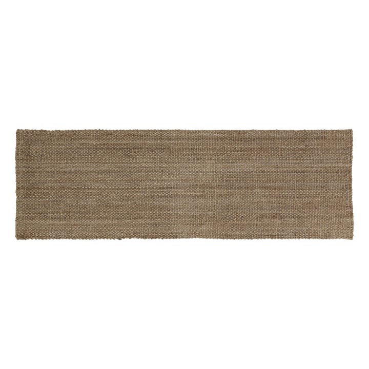 Freja tæppe 80x250 cm, Naturgrå Dixie