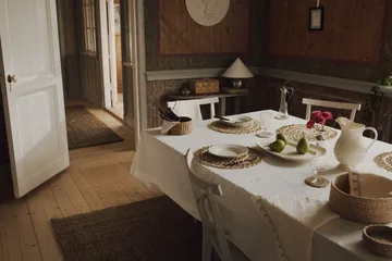 Freja tæppe 80x250 cm - Naturgrå - Dixie