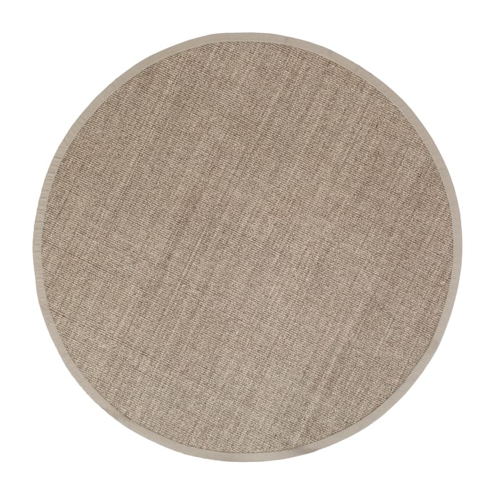 Jenny Sisal rundt tæppe - Natural grey Ø250 cm - Dixie