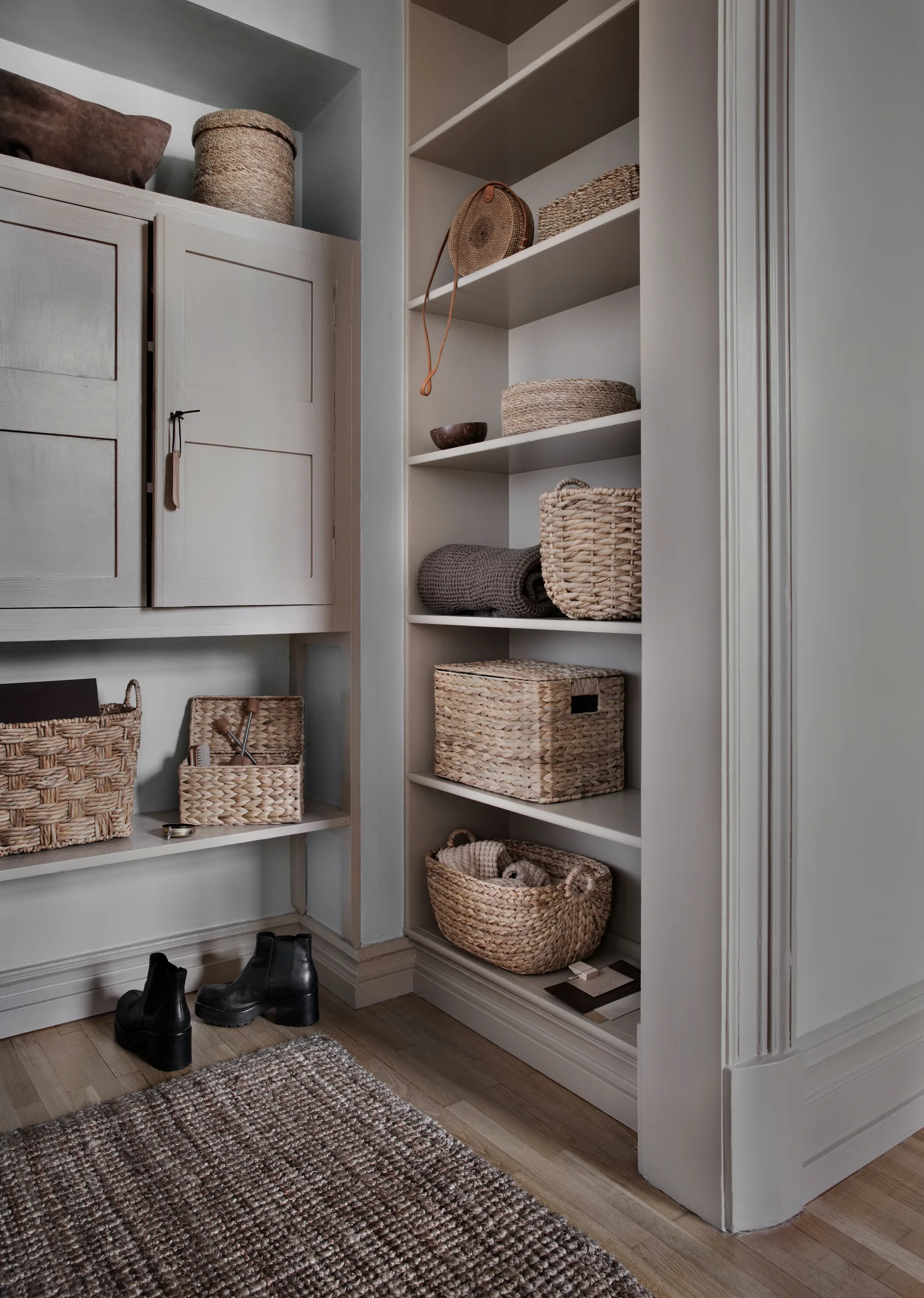 Julia dørmåtte naturgrå, 70 x 120 cm Dixie