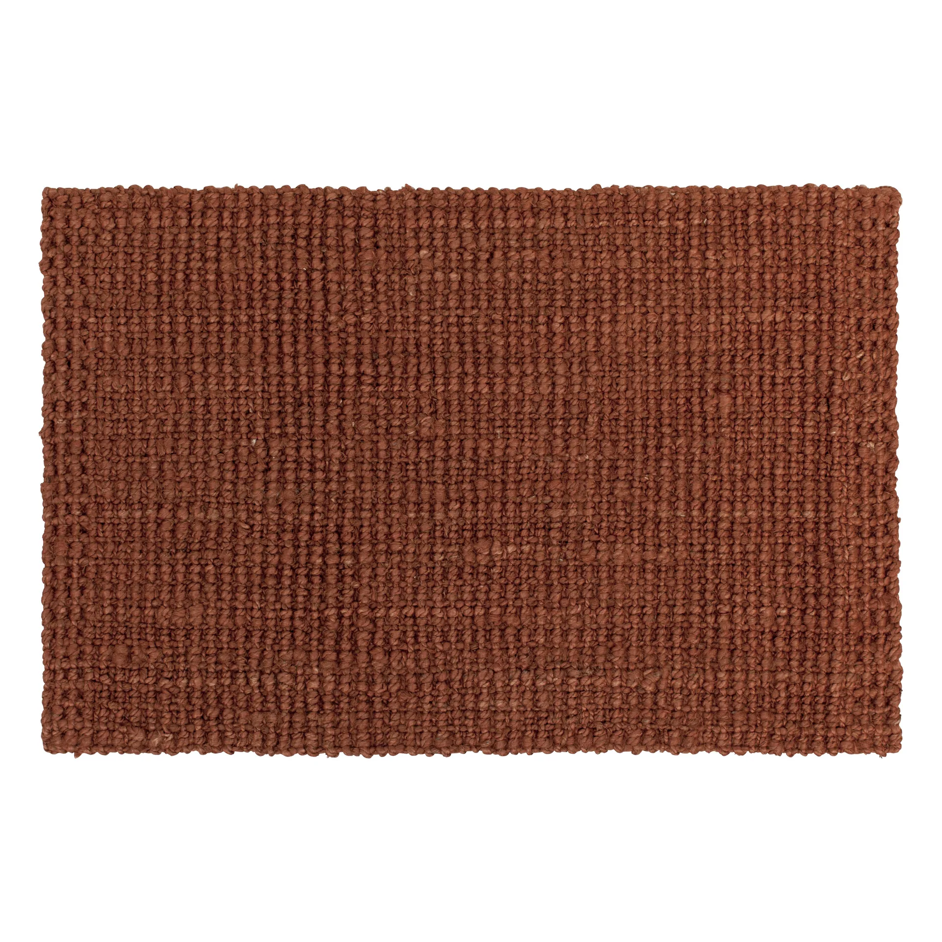 Jute dørmåtte rusty red, 60x90 cm Dixie