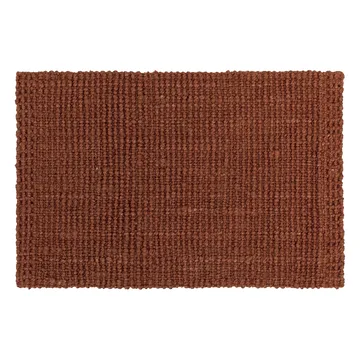 Jute dørmåtte rusty red - 60x90 cm - Dixie
