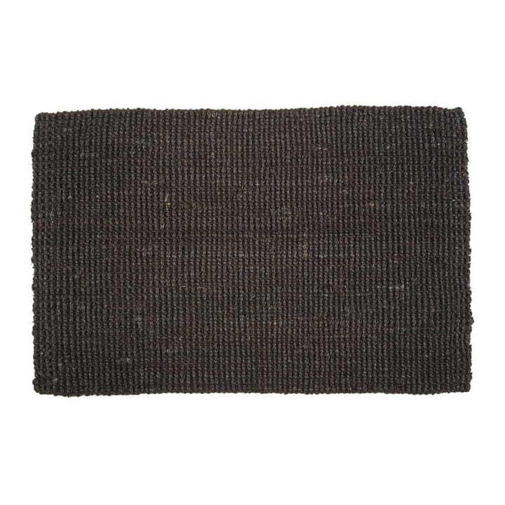 Jute dørmåtte sort - 60 x 90 cm - Dixie