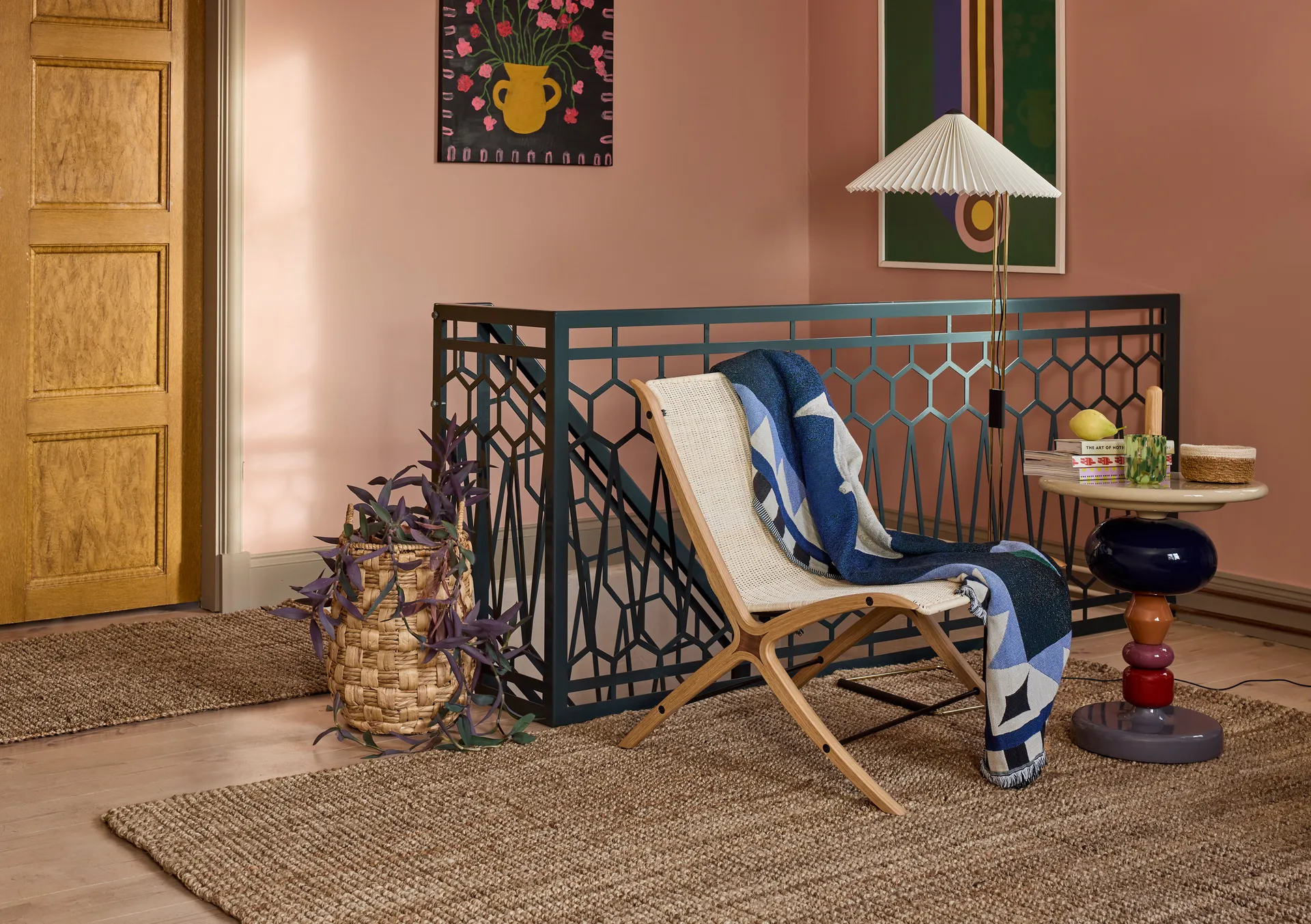 Jutetæppe naturgrå stor, 160x230 cm Dixie