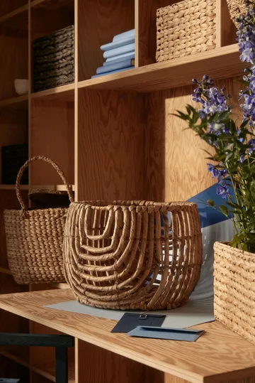 Lily opbevaringskurv small 3 stk. - Natural - Dixie