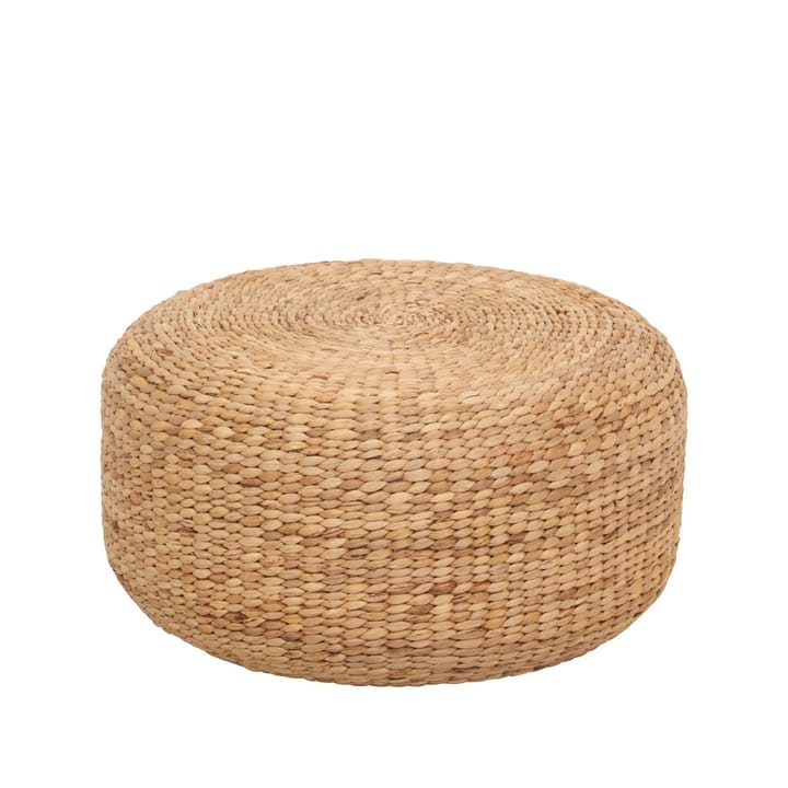 Lily siddepuf - natural, vandhyacint, rund - Dixie