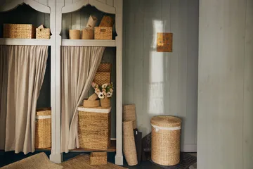 Lily vaskekurv - natur, vandhyacint, flettet - Dixie