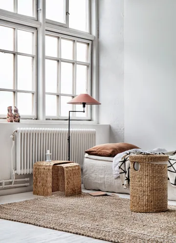 Lily vasketøjskurv rund 2 dele - Natural - Dixie