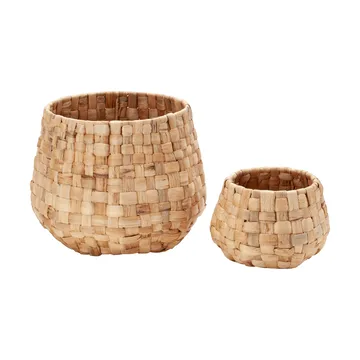 Lily yderpotte panama 2 dele - Natural - Dixie