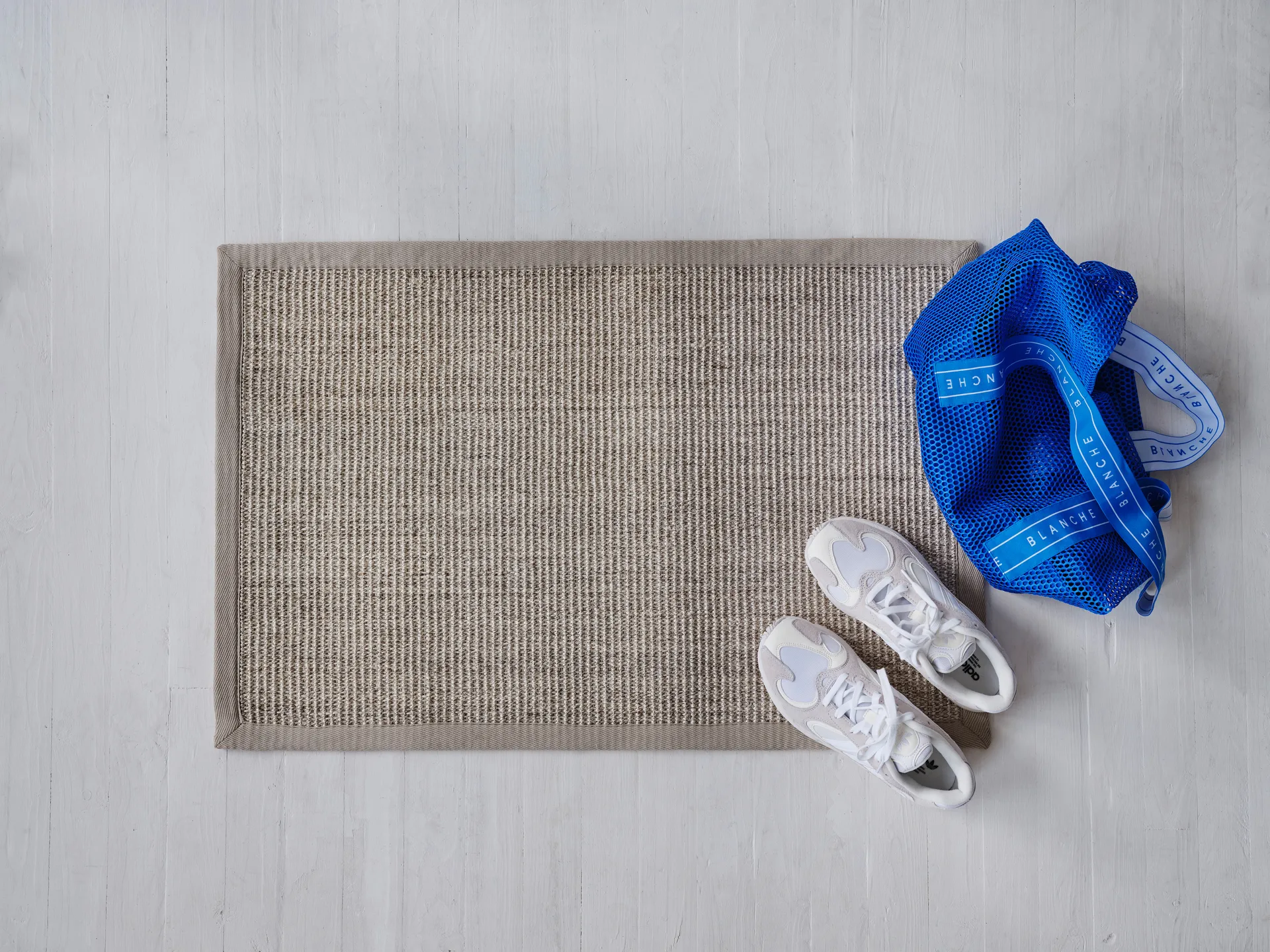 Sisal dørmåtte grå, 60x90 cm
 Dixie