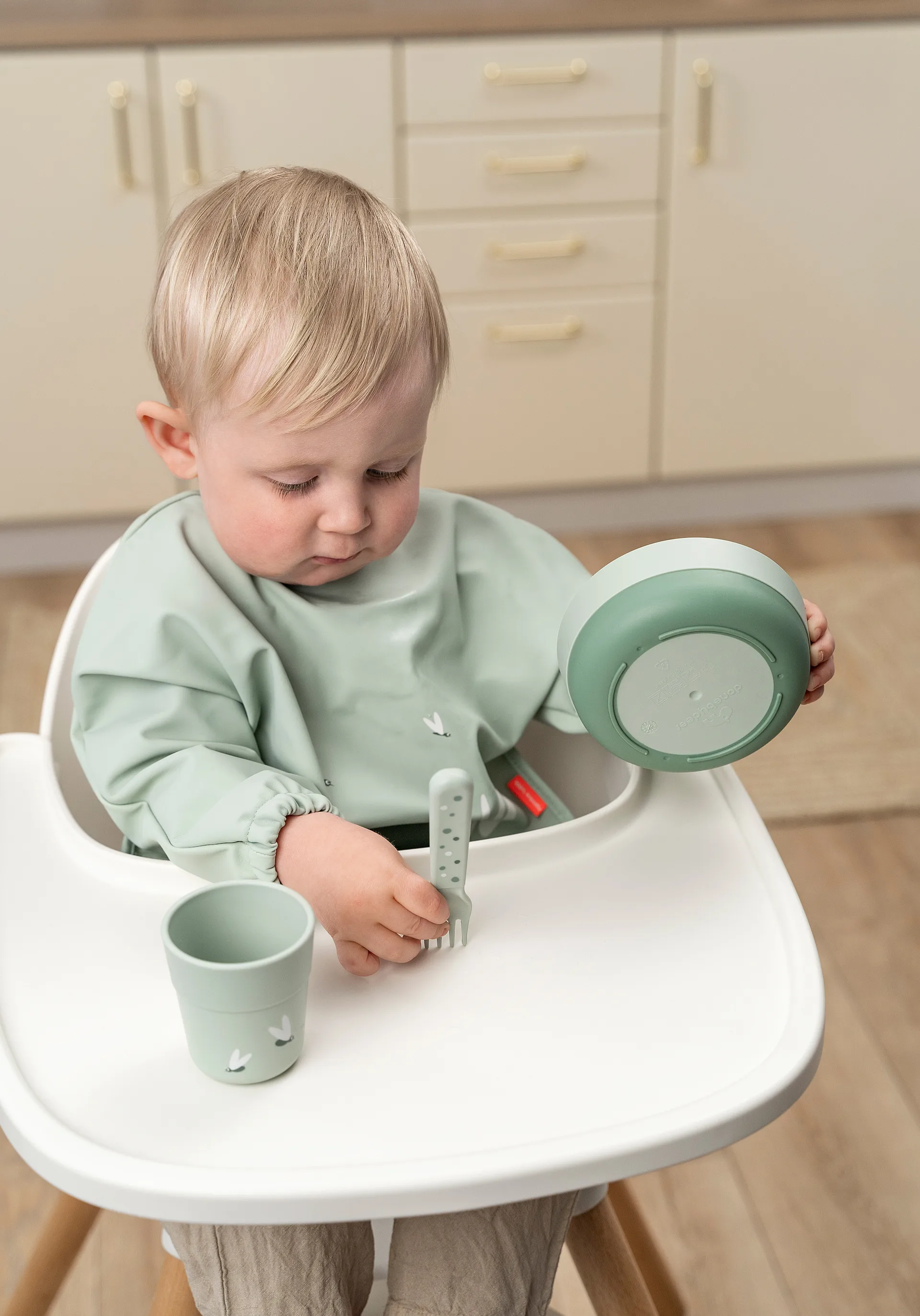 Croco foodie skål Ø12 cm, Green Done by deer